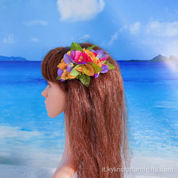 Hawaiian Hula fornisce un pettine per capelli bougainvillea